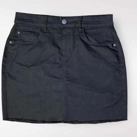 Garage Black‎ Casual Mini Skirt Womens Size M Grunge Minimalist - Picture 1 of 7